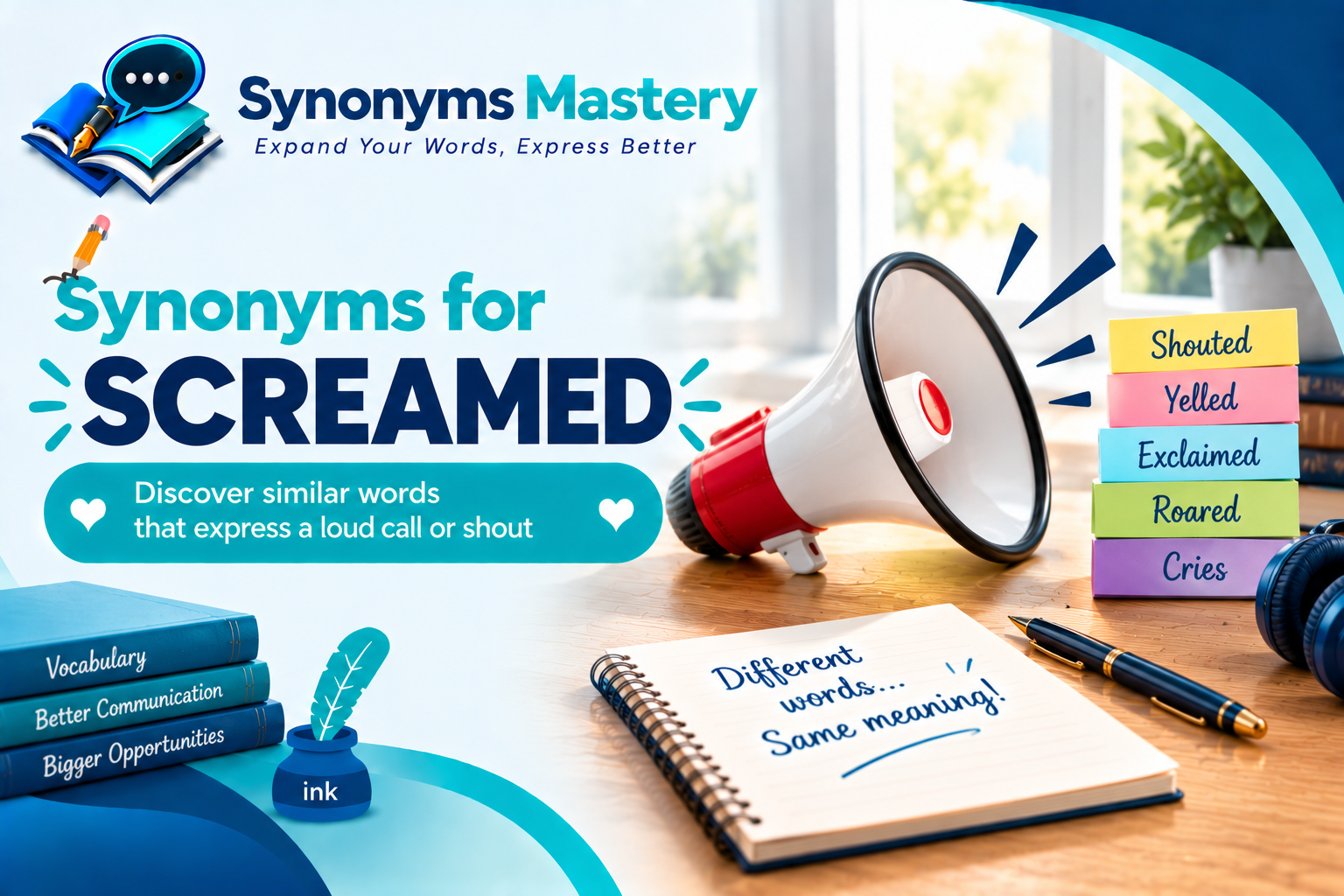 synonyms for screamed
